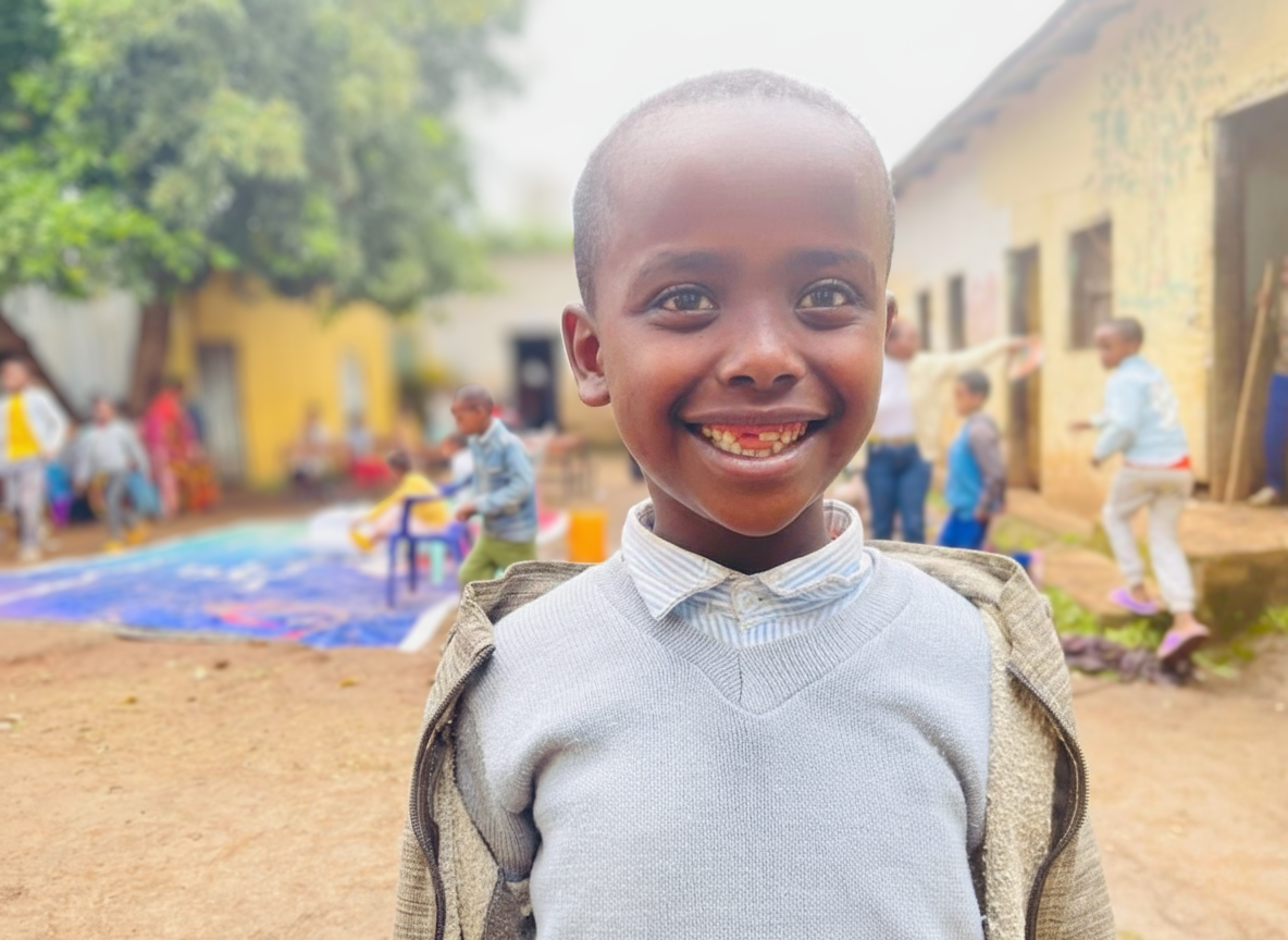 Child ready for sponsorship program